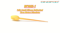 Dingfoo Sex Toy Factory DF1025-1 Fully Liquid Silicone Rubberized Three Motors Stimulator