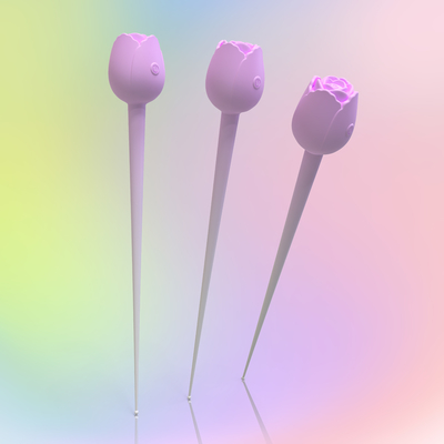 Dingfoo Compact Size Rose Teaser Rose Stimulator Toy Comfortable DF1025