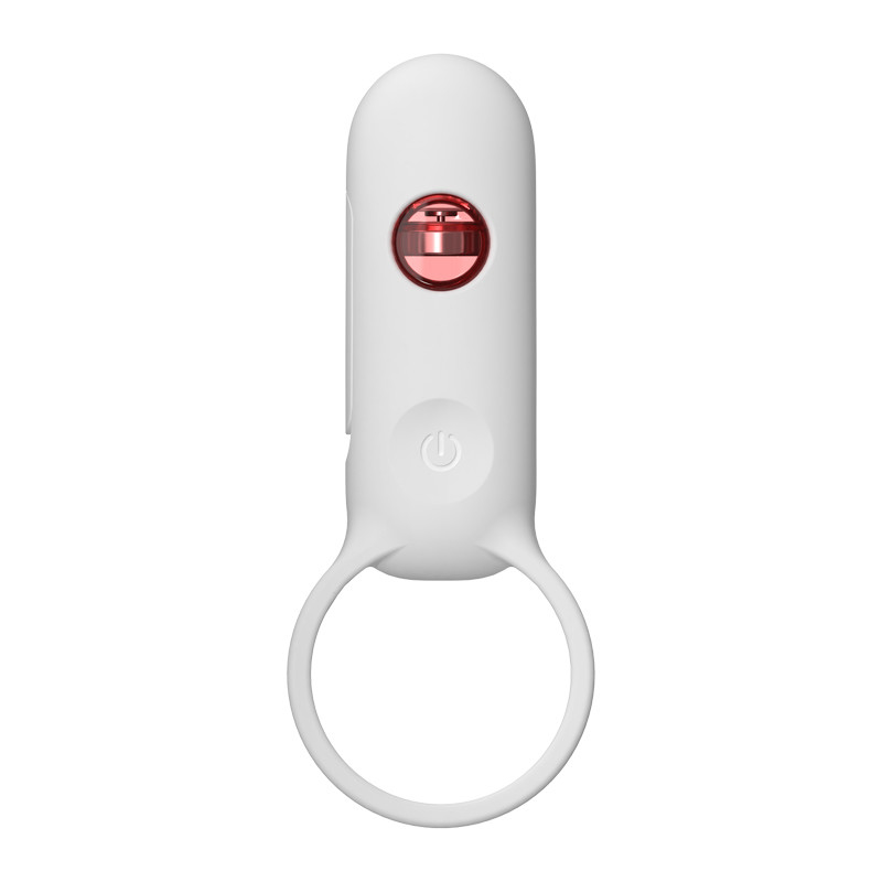Magnetic Charging Visual Vibrating Cock Ring Waterproof 3 Patterns CHT304