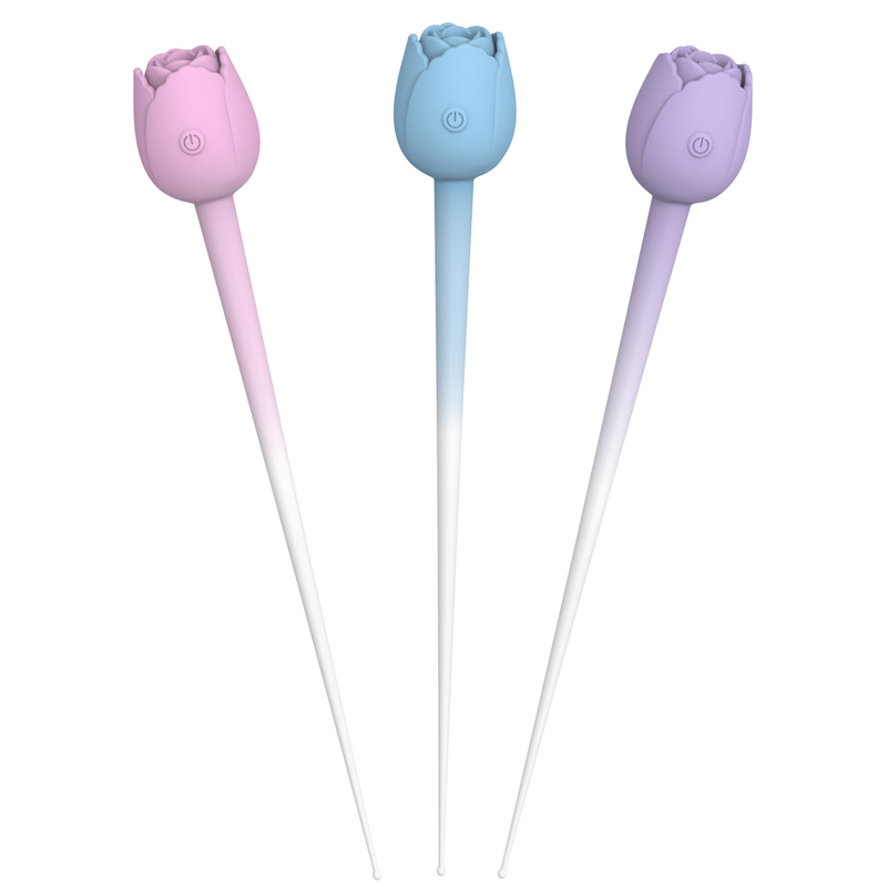 Dingfoo Compact Size Rose Teaser Rose Stimulator Toy Comfortable DF1025