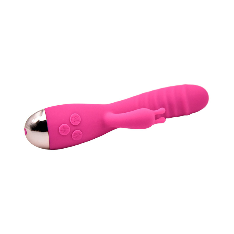 Ultrastrong Heating Rabbit Vibrator Sex Toy IPX6 Waterproof Rabbit Vibrator DF235