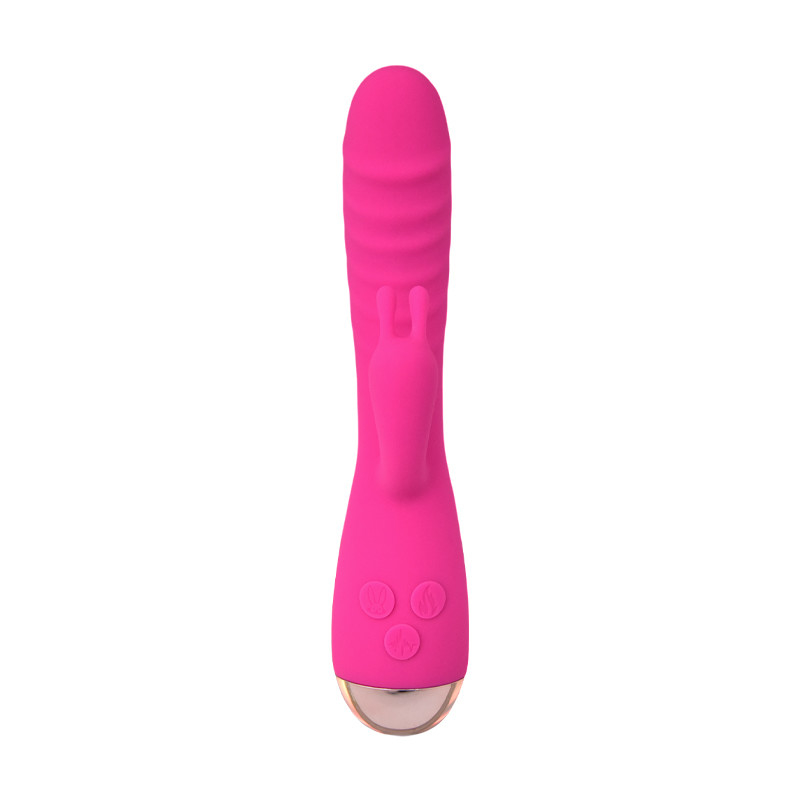 Ultrastrong Heating Rabbit Vibrator Sex Toy IPX6 Waterproof Rabbit Vibrator DF235