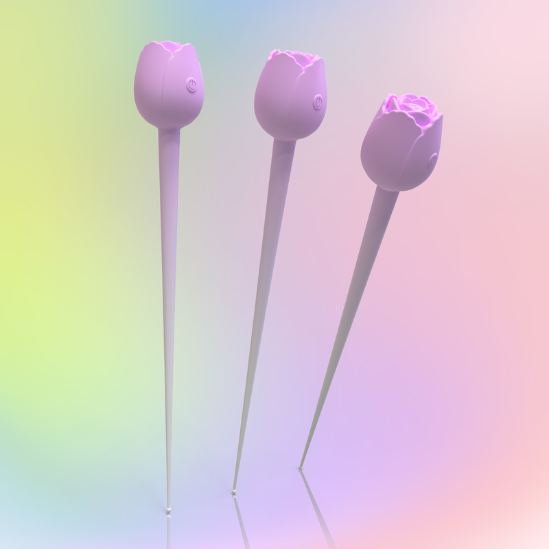 Dingfoo Compact Size Rose Teaser Rose Stimulator Toy Comfortable DF1025